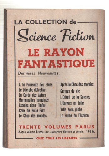 Revue FICTION n°13 Décembre 1954 MORRISON / BOUQUET/ HENDERSON / ABERNATHY OPTA - Imagen 3 de 3