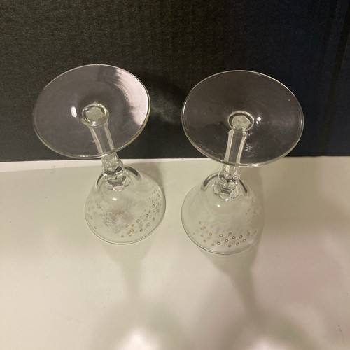 2 Vintage Libbey Rooster Glasses Chanticleer Cocktail Cordial MCM Barware - Picture 5 of 8