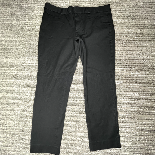 Banana Republic Größe 10 Damenhose Sloan Freizeit gerade mittelhoher Bund Arbeit schwarz - Bild 1 von 10