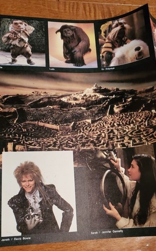 Cinemin Magazine- David Bowie Labyrinth Cover Brazil Dec. 1986 Labirinto Poster - Bild 4 von 6