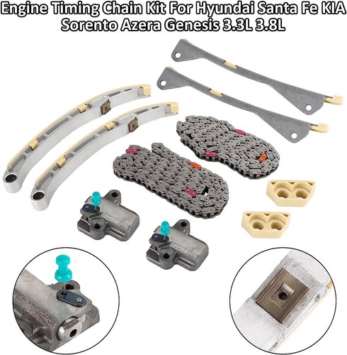 3.3L Timing Chain & Head Gasket Bolt Fits Kia Sorento Sedona Cadenza Hyundai Fe - Picture 10 of 15