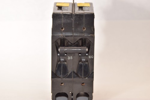 (NEW) AIRPAX 219-2-23347-2 35/60A 250V 2 Pole Circuit Breaker - Picture 2 of 7