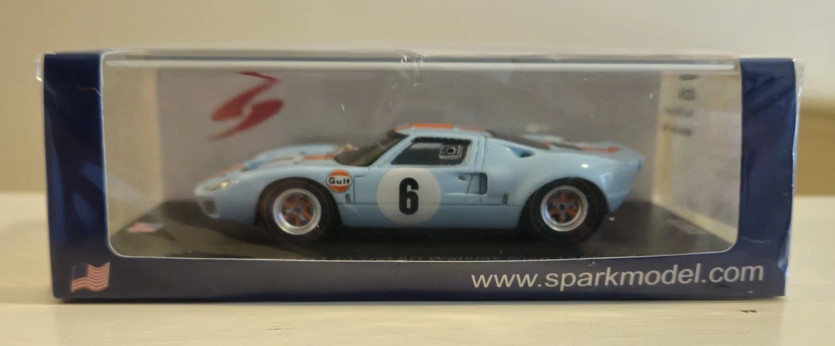 1/43 Spark Ford GT40 No.56 6th 1000Km Nürburgring 1969 R. Jöst - H. Kelleners Car Model