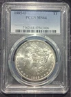 1885-O Morgan Dollar PCGS MS64  Extremely beautiful coin.
