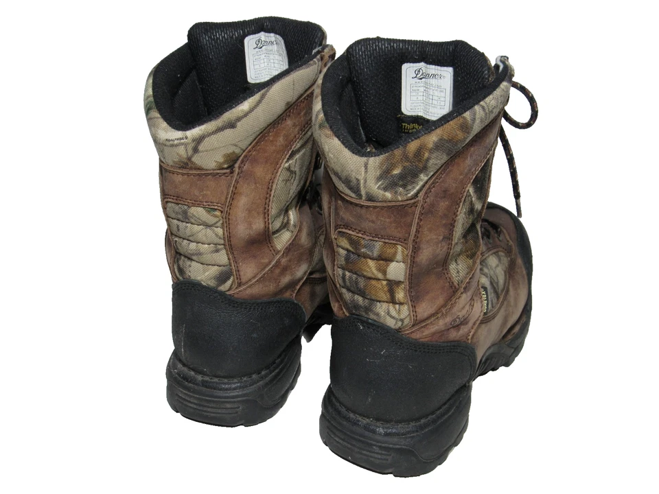 Danner 8” Pronghorn 1200G Gore-tex Thinsulate Camo Boots 42288 Mens Size US 8 D - Image 4 of 4