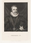 L. SICHLING (1812-1863), Porträt König Heinrich IV., Stahlstich Barock 1800-1849
