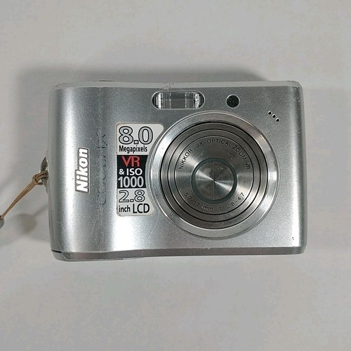Nikon COOLPIX L15 8.0MP Compact Digital Camera SD Card Manual Cord Original Box - Picture 16 of 18