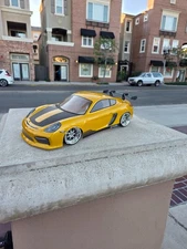 200mm 1/10 Custom Print PORSCHE GT4 4Tec2 drift HPI DC10 YD2 MST TT02 Body Only