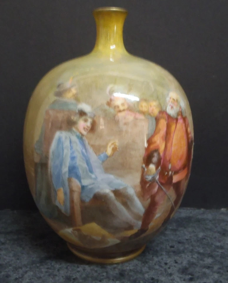 Antique Royal Doulton Shakespeare Ovoid Vase - image 2 of 4