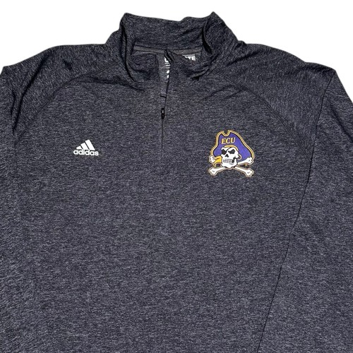 Adidas East Carolina University Pirates 1/4 Zip Lightweight Pullover Adult 2XL - Imagen 2 de 5