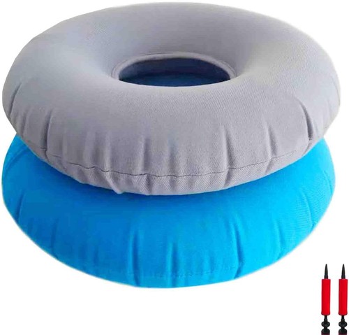 2er Pack Aufblasbares Donutkissen bei Steißbeinschmerzen, Hämorrhoiden Donutkissen,... - Bild 2 von 9