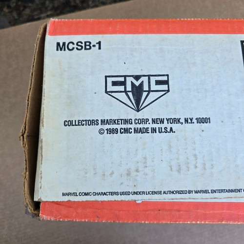 Vintage Marvel Comic Book Collection Storage Box 1989 CMC Wolverine Spiderman - Picture 23 of 24