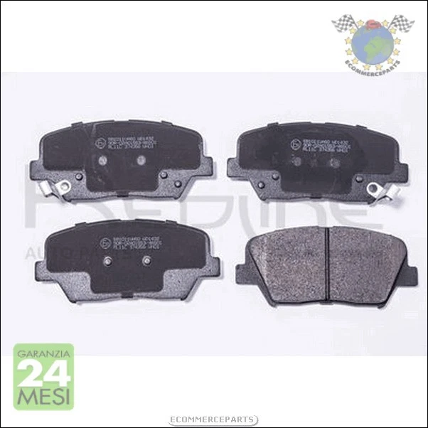 Kit Pastiglie freno Ant+Post RedLine per HYUNDAI SANTA FE KIA SORENTO tox - Immagine 2 di 4