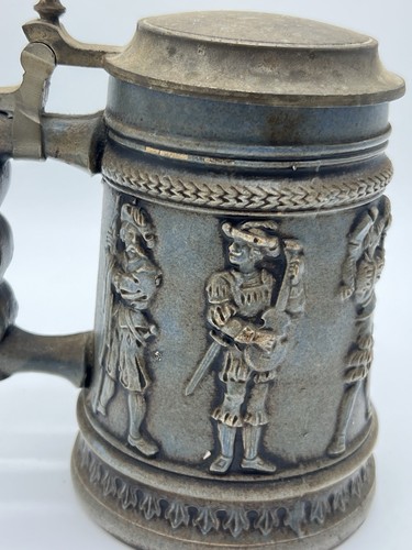 Vintage Gerz German Musicians DBGM 85 Beer Stein West Germany Pewter Lid 7”H - Picture 3 of 14