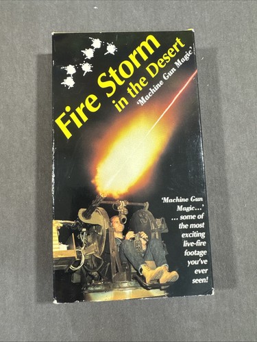 Fire Storm in the Desert: Machine Gun Magic (Dillon Productions) NEW sealed VHS - Bild 6 von 10