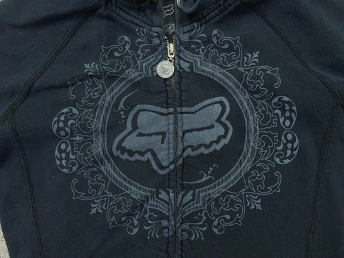 Fox Racing Youth Girls Medium Full Zip Hoodie Pockets Large Graphics - Picture 6 of 11
