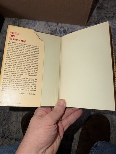 E Ohara / JAPANESE CHESS THE GAME OF SHOGI 1958 - Picture 2 of 7