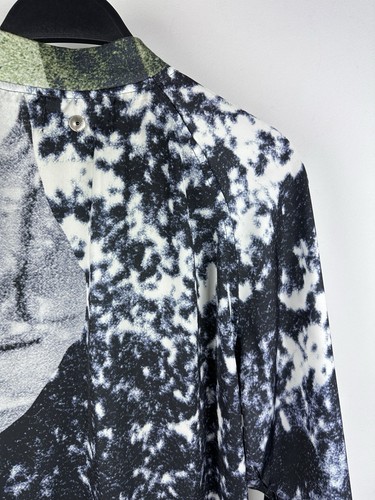 Diesel 3D Floral All Over Print Track Light Jacket Long Sleeve Women’s Size XS - Picture 17 of 21