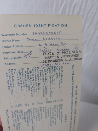 1968 Ford Fairlane and Torino owners manual book ORIGINAL Glove Box Guide Ford - Bild 10 von 10