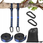 2x Hängematten Befestigungsset Camping Hängesecil bis 300kg 200cm mit Haken