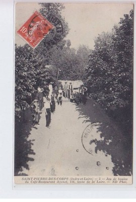 SAINT-PIERRE-DES-CORPS: jeu de boules du café-restaurant avenet 166 levée de