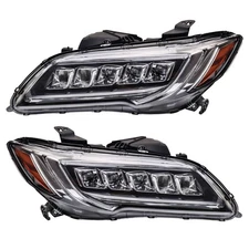 Headlight Assembly Set Driver & Passenger Side Fits 2016-2018 Acura RDX
