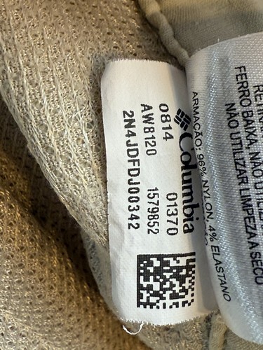 Columbia Omni-Shield Convertible Damen Wanderhose Größe 24 W beige - Bild 8 von 20