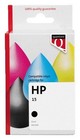 Inktcartridge Quantore alternatief tbv HP C6615D 15 zwart