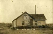 Forest City MN Minnesota 1910 Creamery Dairy RPPC Photo Postcard COPY
