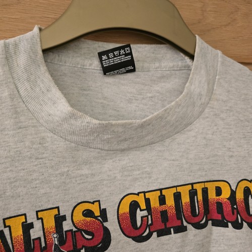 Camiseta FALLS CHURCH SHERIFF Vintage Fruit Of Loom Mejor Puntada Única Hombres GRANDE - Imagen 7 de 13