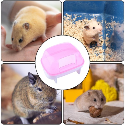 Hamster Mouse Gerbil Sand Bath Small Pet Sand Bath Container Box - Picture 10 of 14