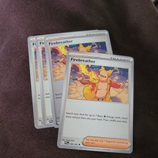4x Pokemon TCG - Firebreather 89 Trainer card - Mega evolution Phantasmal Flames