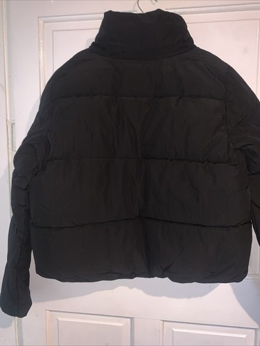 RRP £42 ‘ONLY’ BRAND ONLDOLLY SIZE M MEDIUM SHORT PUFFER JACKET WOMENS BLACK NEW - Bild 17 von 24