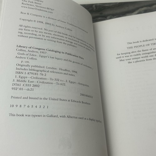 Gods of Eden Andrew Collins 2002 Taschenbuch Lost Civilization Alt History - Bild 4 von 4