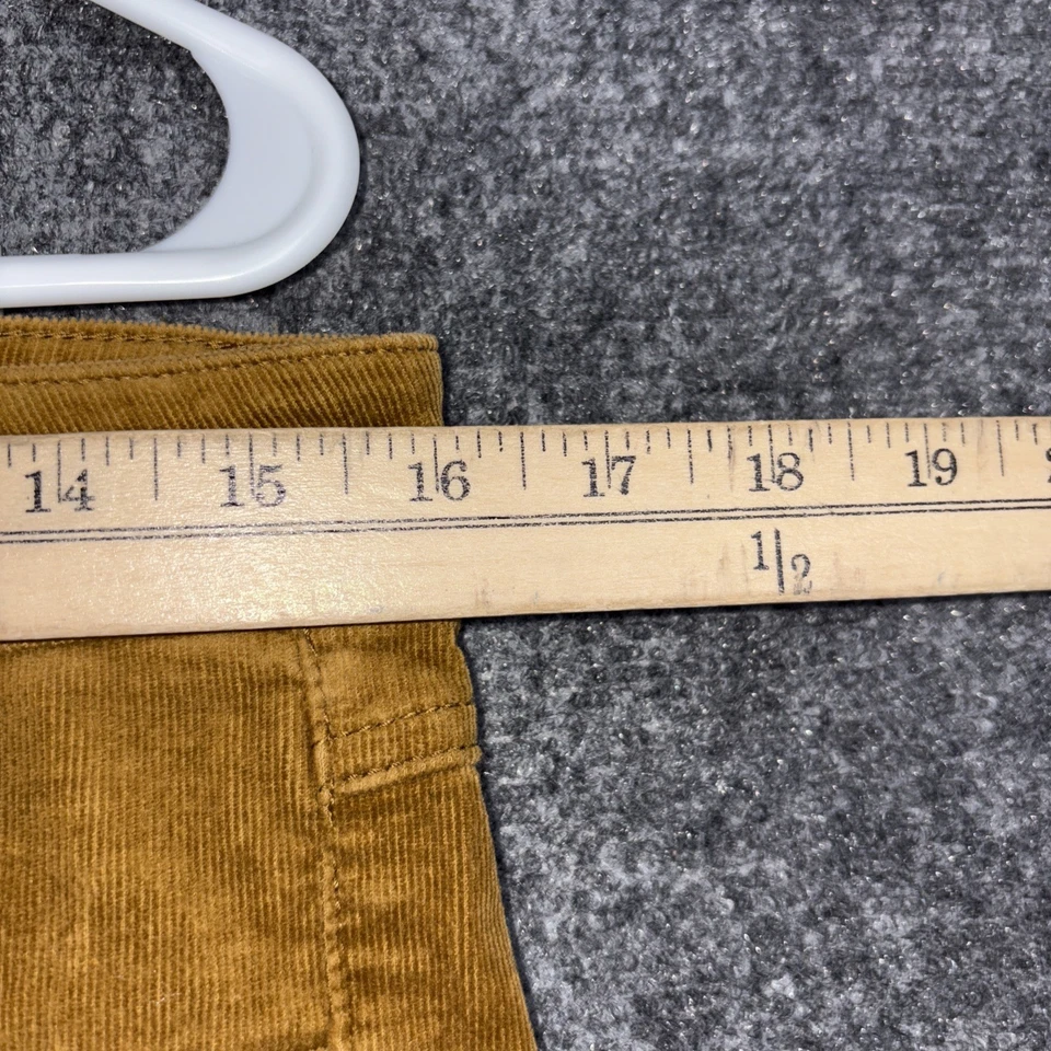 Pantalones ajustados CAbi 3197 para mujer talla 6 mostaza umber pana Foto 4 de 4