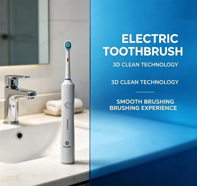 Sonic Electric Toothbrush RechargeableIP67 Waterproof