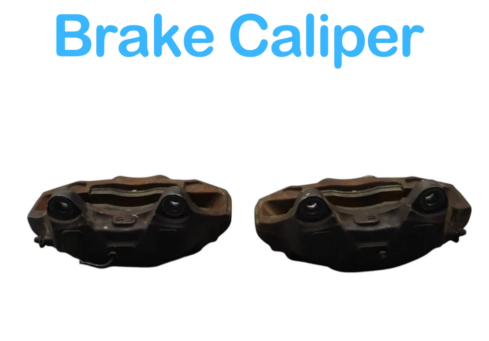 Juego de pinzas de freno delanteras izquierda y derecha Volkswagen Touareg 11-17 209236064A OEM Foto 3 de 4