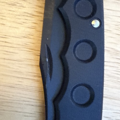 Buck 560BT Black Nitride XLTi Folding Knife Titanium Handle w/sheath. date-1997 - Picture 12 of 14