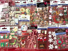 YOU CHOOSE - RARE & RETIRED COLLECTABLE CHRISTMAS HOLIDAY 3D Stickers -SANDYLION