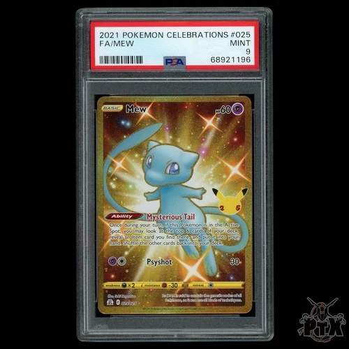 Mew 025/025 PSA 9 Celebrations Pokemon