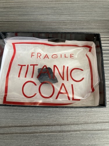 COAL Fragment From 1994 RMS TITANIC Research/Recovery Expedition w/ Certificate - Picture 3 of 6