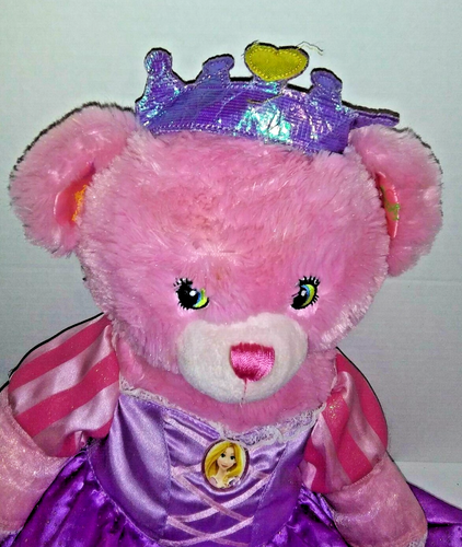 Build-A-Bear DISNEY Princess RAPUNZEL Pink with Gown And Crown 18" - Picture 2 of 8