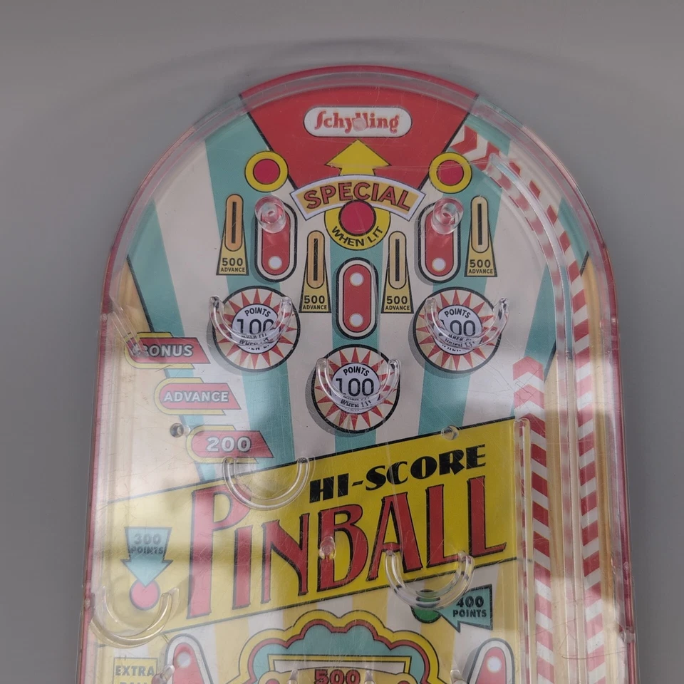 Schylling 高分弹球游戏(手持/锡)- 10 英寸旅行胸针球玩具 — 第 4/4 张图片