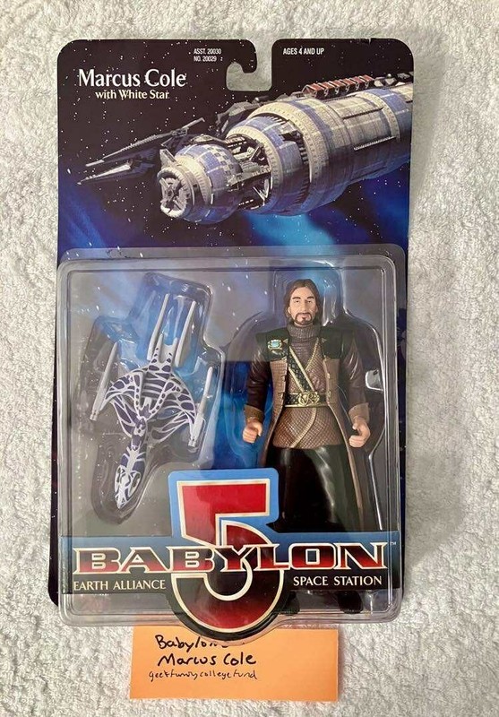 Babylon 5 Marcus Cole w/White Star Action Figure, NIB