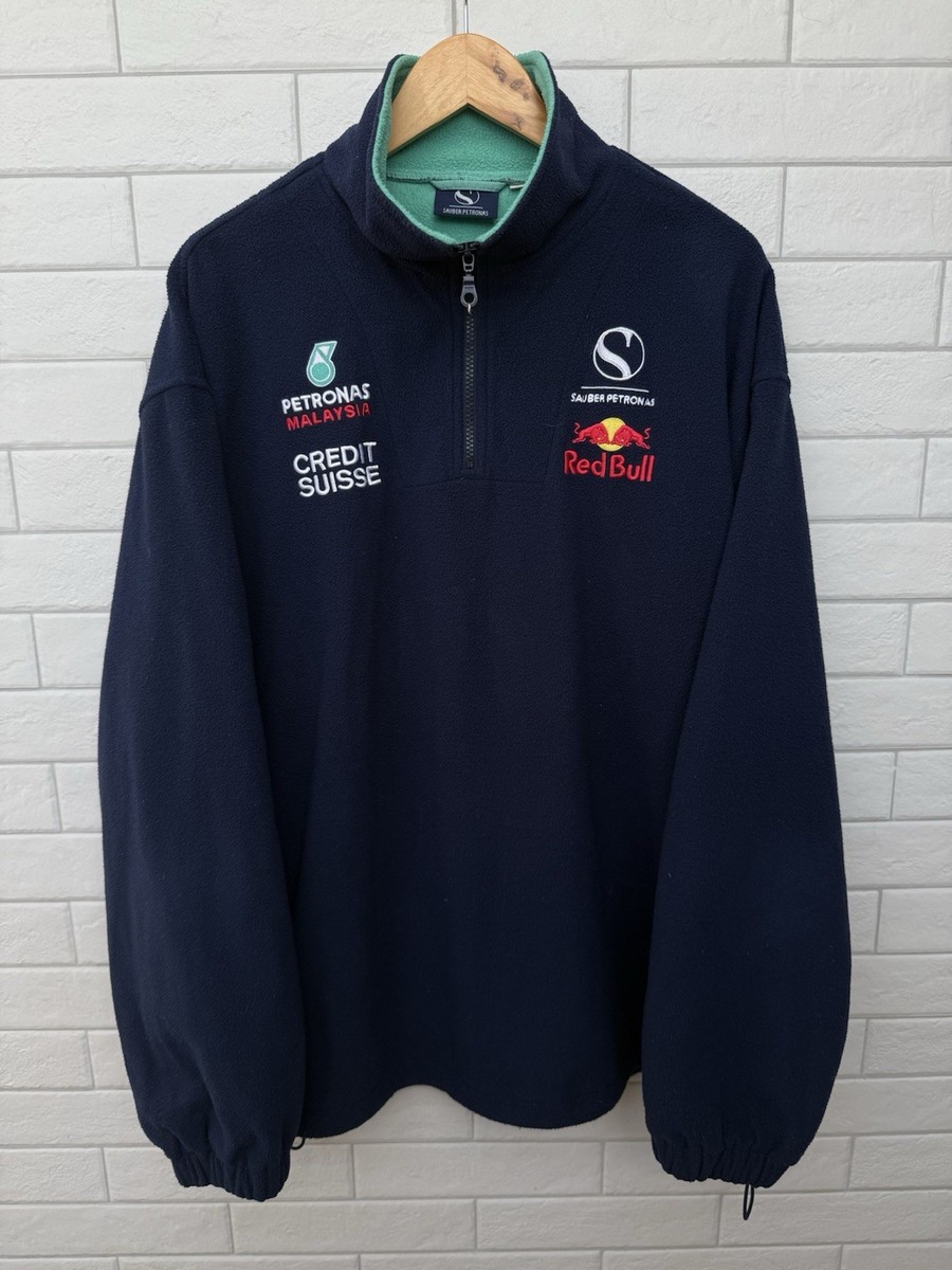 VINTAGE REDBULL SAUBER PETRONAS FORMULA 1 FLEECE RACING JACKET