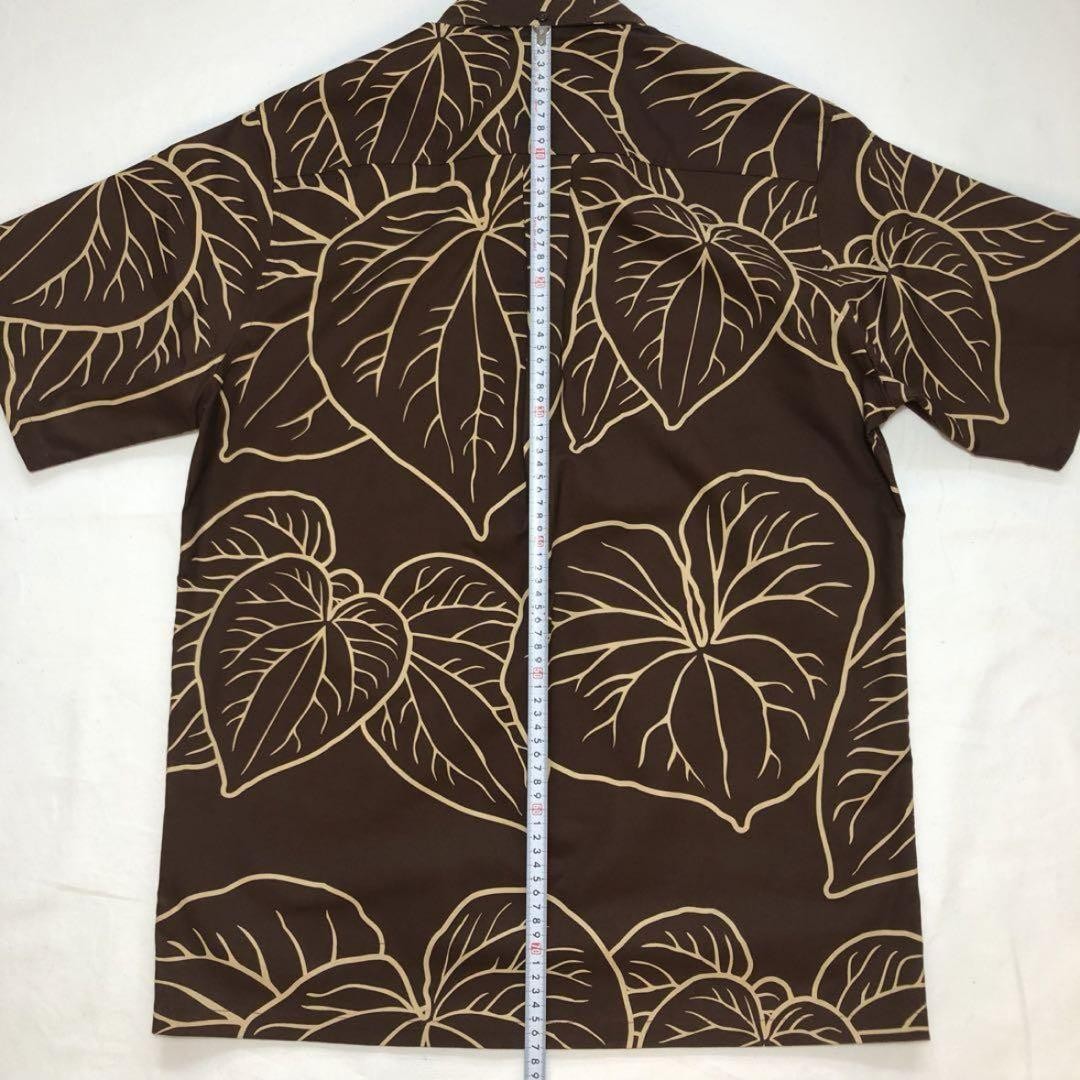 SIG ZANE シグゼーン プルオーバーアロハシャツ ダークブラウン SIG ZANE Brown Hawaiian Aloha Shirt Size XL Pullover Hilo