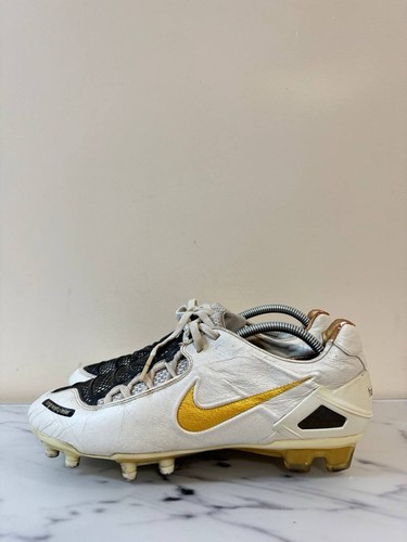 Nike Total 90 T90 Laser Zoom FG Italy RARE Soccer White/gold Cleats US10 SAMPLE - Picture 3 of 8