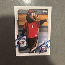 2021 Topps Opening Day Baseball Mascots #M-17 TC Bear (Minnesota Twins)