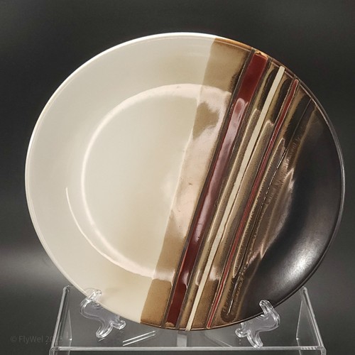 Better Homes and Gardens Rockport Salatteller 8,25 Zoll 4er Set Gestreiftes Steinzeug - Bild 9 von 11