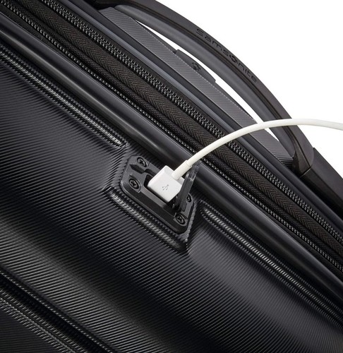 Samsonite Omni 2 Hardside Expandable Luggage Spinner Carry On 20" Midnight Black - Picture 8 of 8